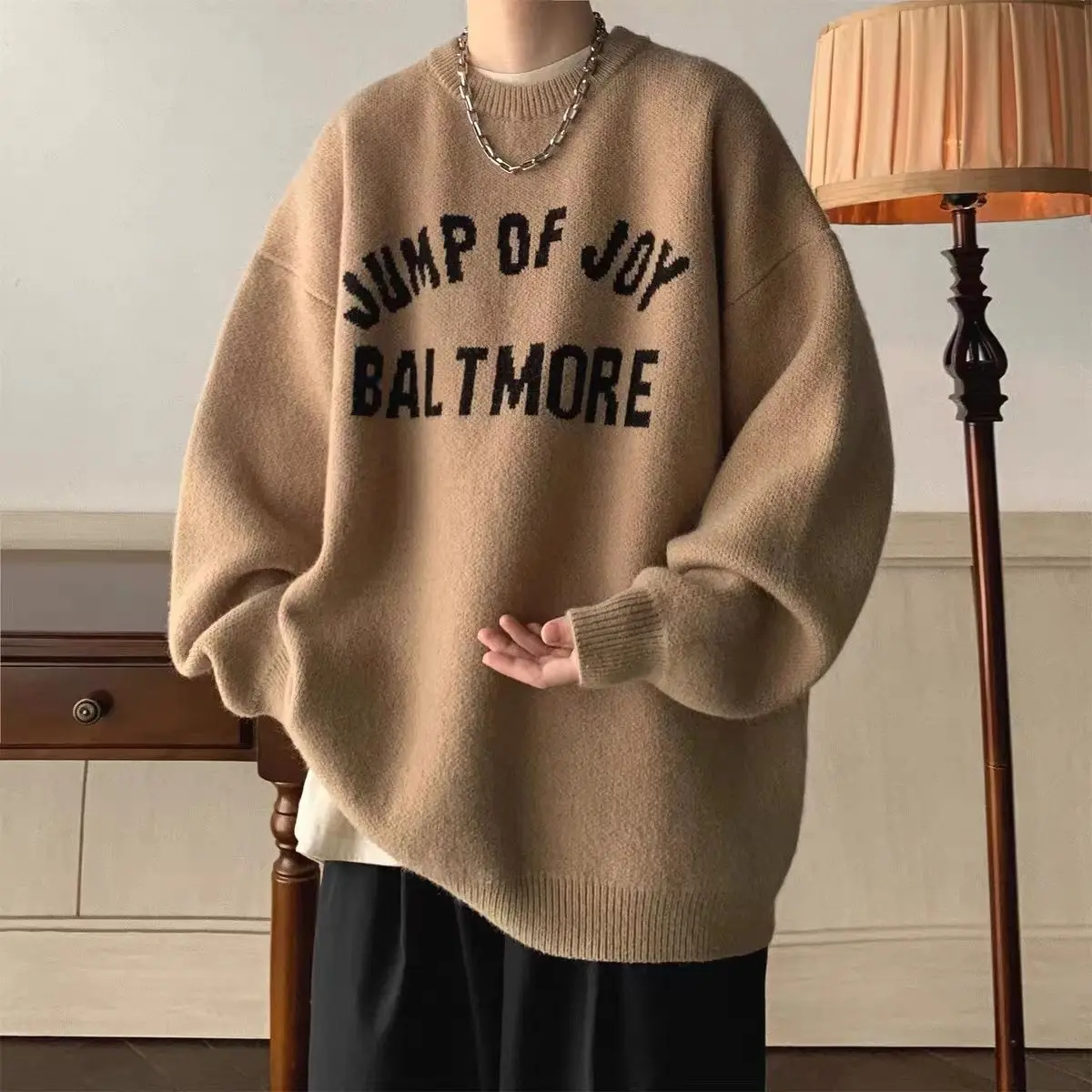 Fashion Japanese simplicity casual personality men sweater winter warmth y2k street loose couple Harajuku knitted hoodie
Fashion Japanese simplicity casual personality men sweater winter warmth y2k street loose couple Harajuku knitted hoodie