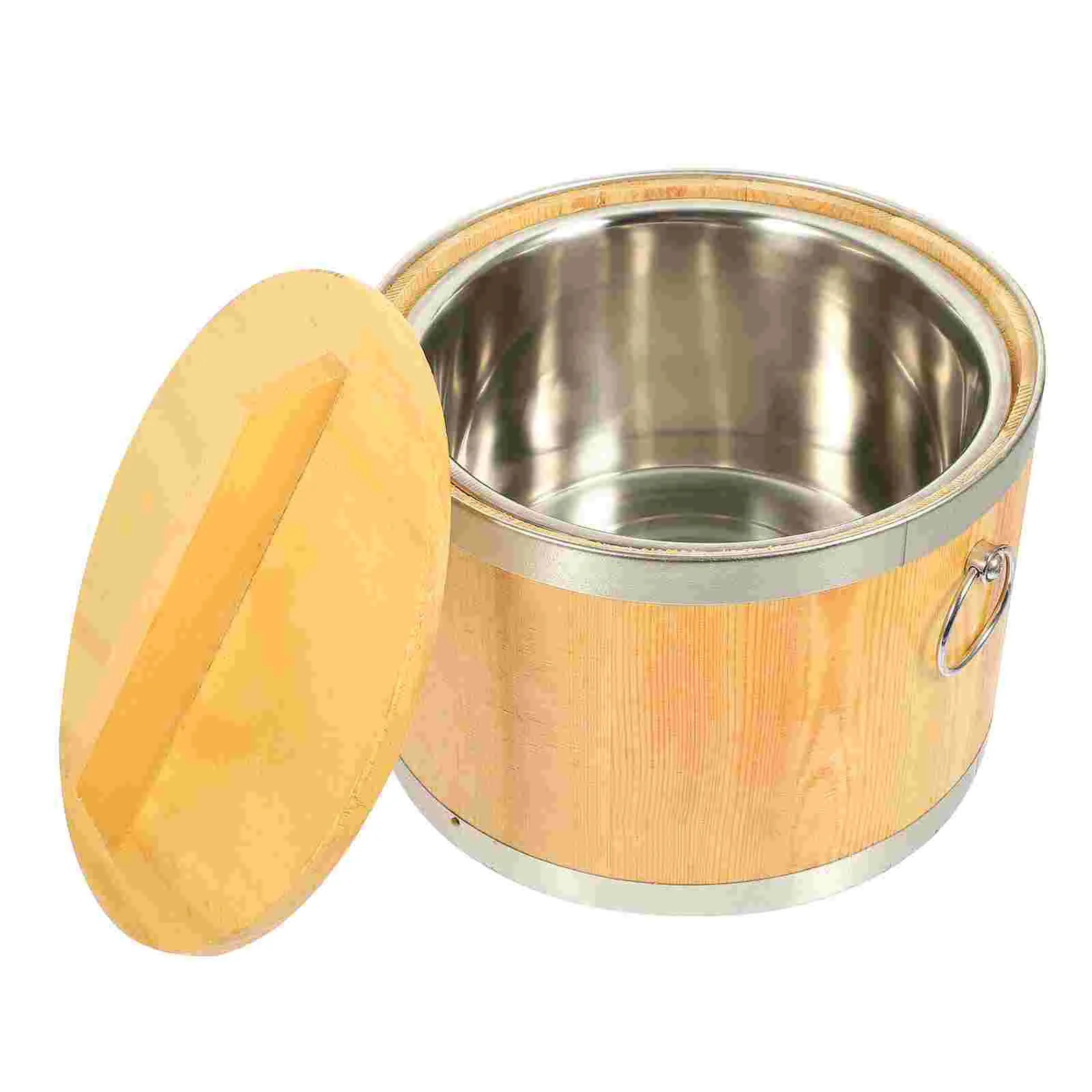 Sushi Barrel Lidded Rice Mixing Tub Cooked Bowl Steel Edge Display Stainless Dumpling Steamer
Sushi Barrel Lidded Rice Mixing Tub Cooked Bowl Steel Edge Display Stainless Dumpling Steamer