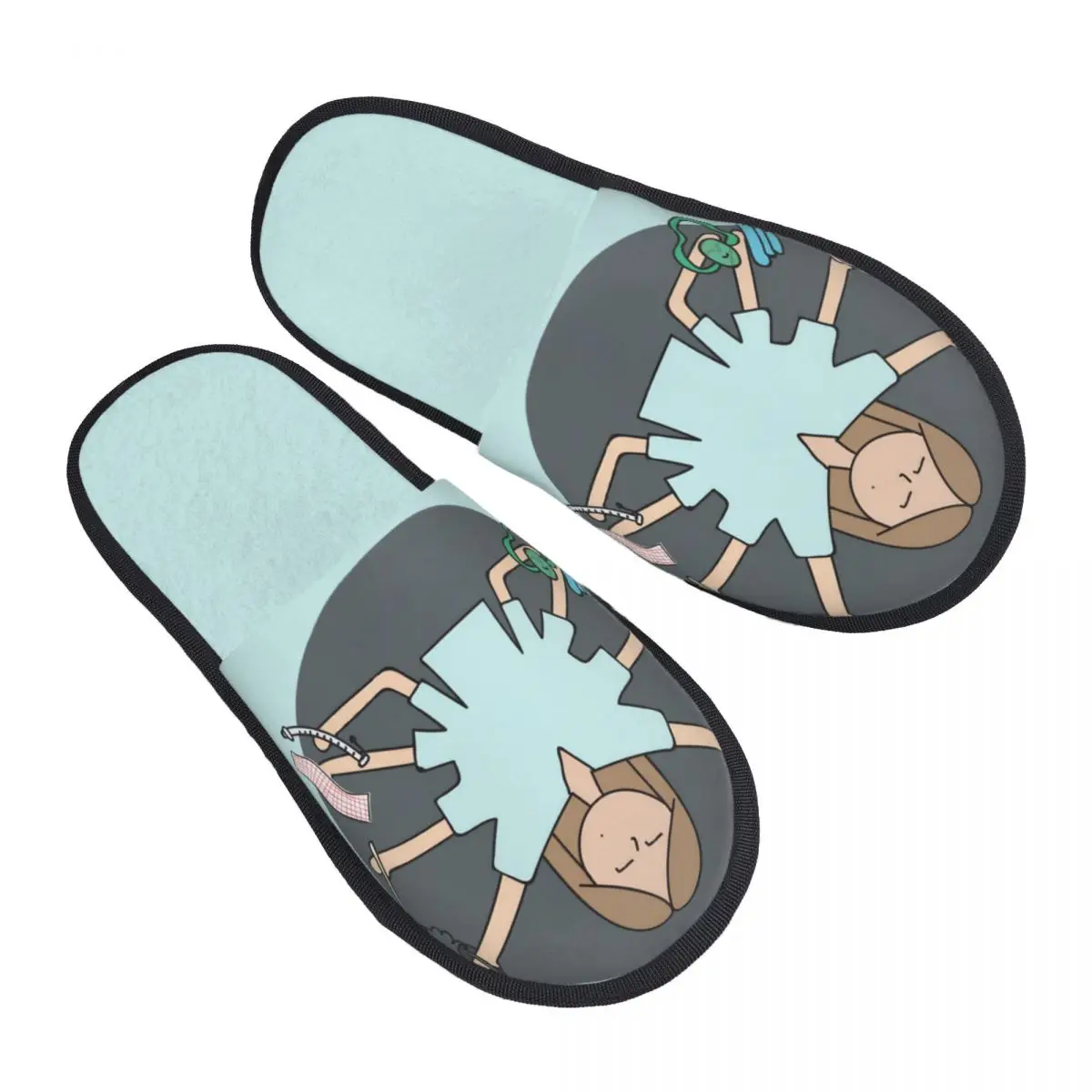 Enfermera En Apuros Cartoon Nurse Home Cotton Slippers Anti-skid Cozy Household Cotton Fur Slippers Slides Indoor
Enfermera En Apuros Cartoon Nurse Home Cotton Slippers Anti-skid Cozy Household Cotton Fur Slippers Slides Indoor