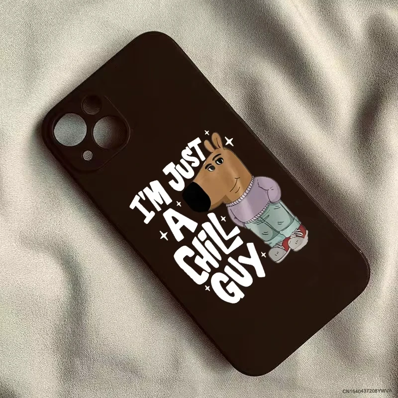 Hot MEME Chill Guy Phone Case For IPhone 16 15 14 13 12 11 Pro Max X XR XS 7 8 Plus Mini SE 2020 2022 I'm Just A Chillguy Hot MEME Chill Guy Phone Case For IPhone 16 15 14 13 12 11 Pro Max X XR XS 7 8 Plus Mini SE 2020 2022 I'm Just A Chillguy