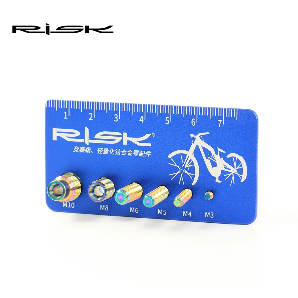 Bike Bolt Measure Tool Bicycle Screw Gauge Diameter Length Measure Tool M3 M4 M5 M6 M8 M10 Aluminum Alloy Cycling Part Accessory
Bike Bolt Measure Tool Bicycle Screw Gauge Diameter Length Measure Tool M3 M4 M5 M6 M8 M10 Aluminum Alloy Cycling Part Accessory