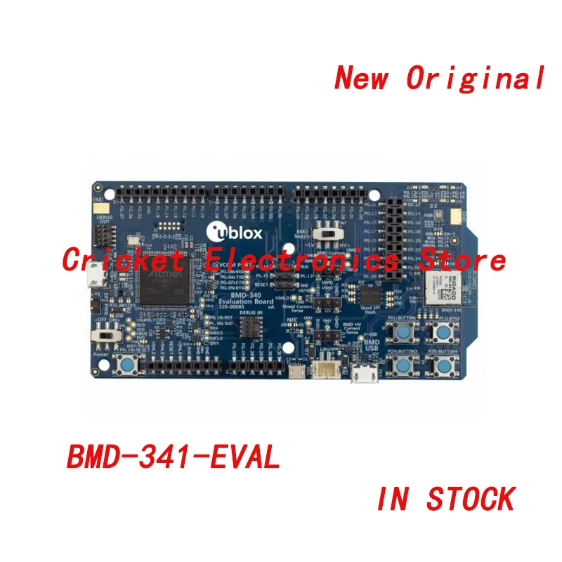 BMD-341-EVAL BMD-34, приемопередатчик nRF52840; Bluetooth®5.x 2,4 GHz оценочная плата
BMD-341-EVAL BMD-34, приемопередатчик nRF52840; Bluetooth®5.x 2,4 GHz оценочная плата