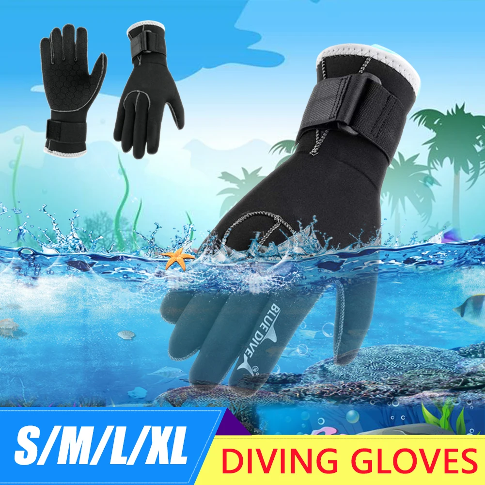 3MM Diving Neoprene Gloves Anti Scratch Diving Wetsuit Gloves With Adjustable Strap And Keep Warm For Spearfishing Kayaking
3MM Diving Neoprene Gloves Anti Scratch Diving Wetsuit Gloves With Adjustable Strap And Keep Warm For Spearfishing Kayaking