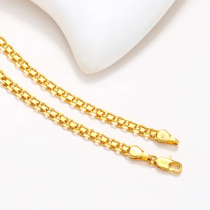 Luxury 24K 99.99 Pure Gold real gold Women's Box Chain Pendant Necklace 3 Mallzona S4b929710dc894ad2bae5071f3f91f720p Luxury 24K 99.99 Pure Gold real gold Women's Box Chain Pendant Necklace Mallzona