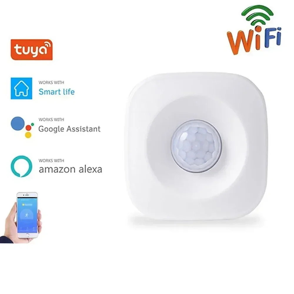 

Беспроводной датчик движения Tuya с Wi-Fi, Умный домашний датчик безопасности