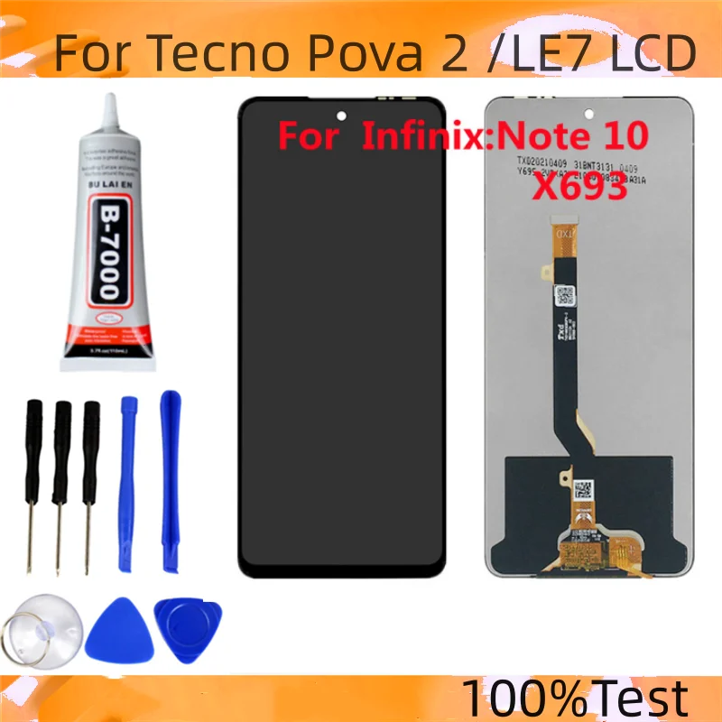 Оригинальный ЖК-дисплей для Tecno Pova 2 LE7, детали для ремонта ЖК-дисплея Tecno Pova2
Оригинальный ЖК-дисплей для Tecno Pova 2 LE7, детали для ремонта ЖК-дисплея Tecno Pova2