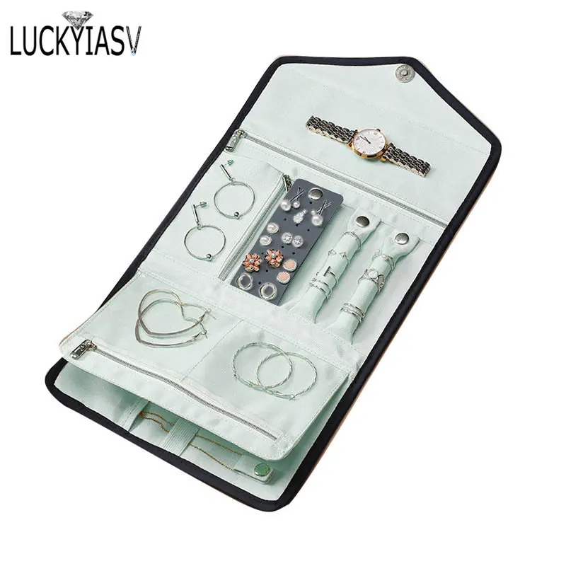 Складная сумка-рулон для ювелирных изделий, маленькая сумка для хранения ювелирных изделий для путешествий, кольца, ожерелья, браслеты, серьги
Складная сумка-рулон для ювелирных изделий, маленькая сумка для хранения ювелирных изделий для путешествий, кольца, ожерелья, браслеты, серьги