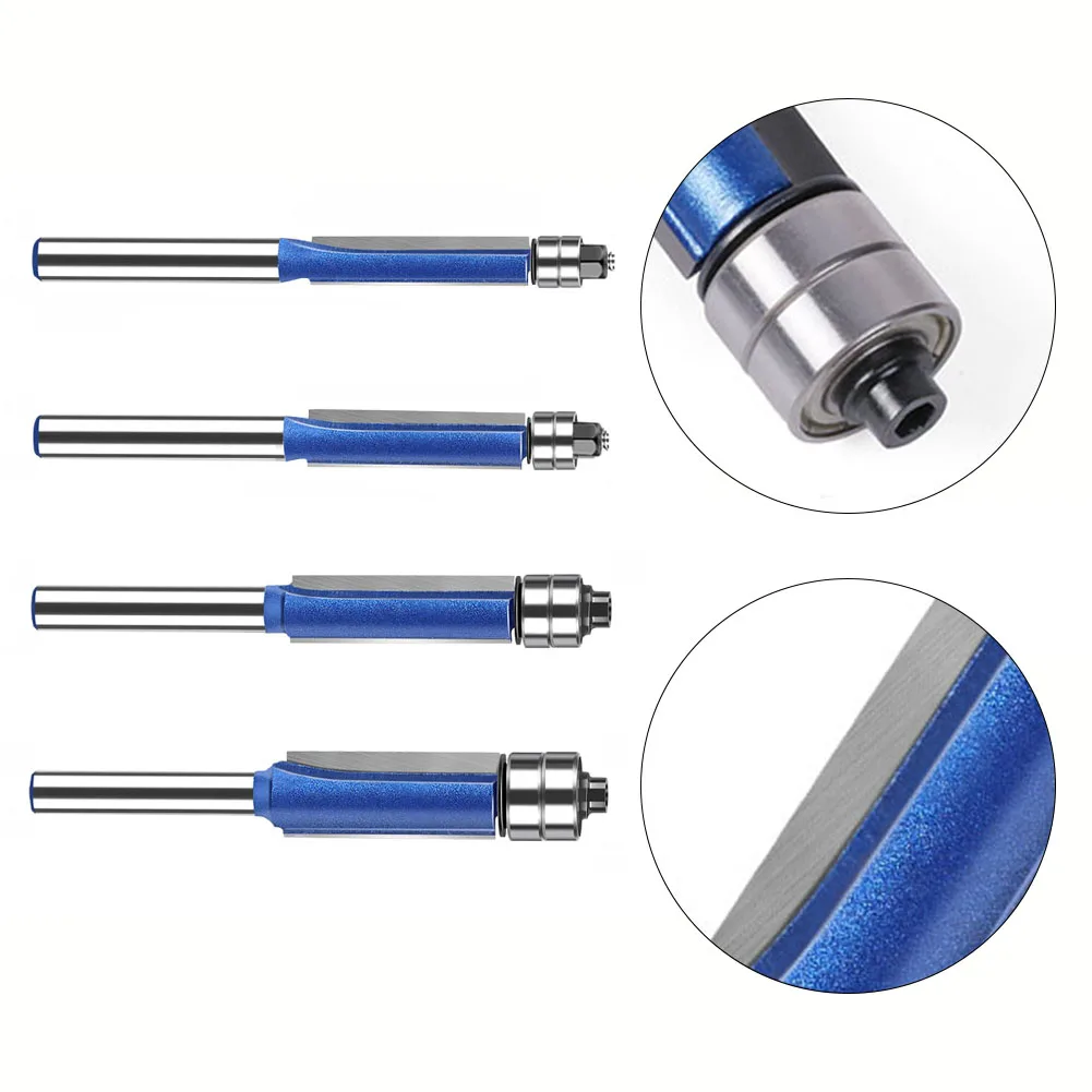 1pc 6mm Shank Flush Trim Router Bit With Double Bearing Woodworking Milling Cutter Computer Engraving Machine Trimming Tool
1pc 6mm Shank Flush Trim Router Bit With Double Bearing Woodworking Milling Cutter Computer Engraving Machine Trimming Tool