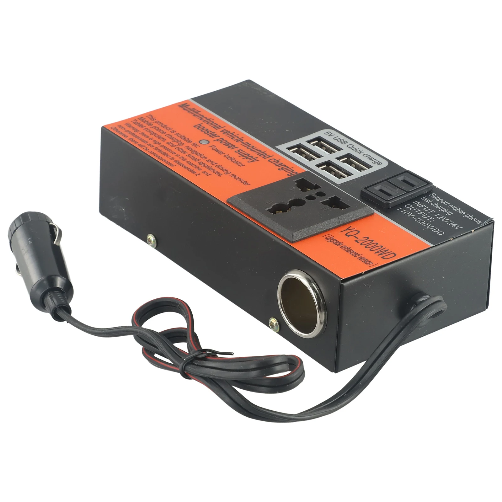 Auto Parts Car Inverter 1 Pieces Of 1500W 200W 4 Ports Car Universal DC110V/220V Dustproof Waterproof Brand New
Auto Parts Car Inverter 1 Pieces Of 1500W 200W 4 Ports Car Universal DC110V/220V Dustproof Waterproof Brand New
