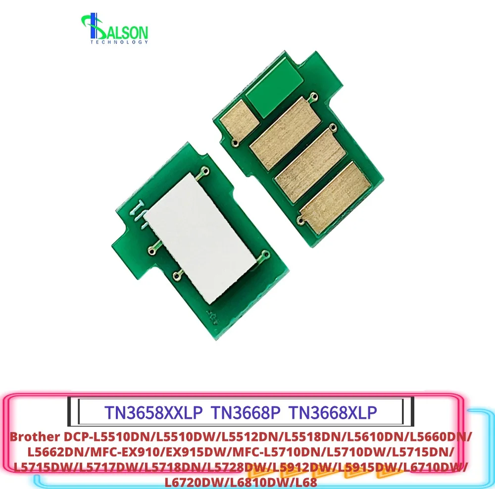 Toner Chip TN3668XLP For Brother DCP-L5510/L5512/L5518/L5610/L5660/L5662DN L5510DW MFC-EX910 EX915DW Printer TN3658XXLP TN3668P
Toner Chip TN3668XLP For Brother DCP-L5510/L5512/L5518/L5610/L5660/L5662DN L5510DW MFC-EX910 EX915DW Printer TN3658XXLP TN3668P