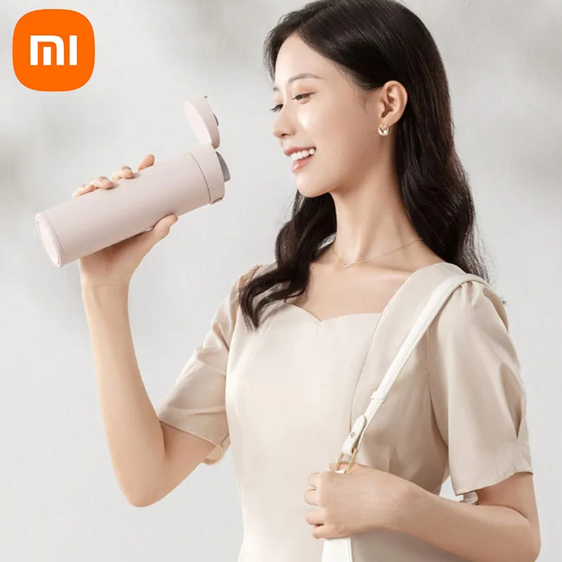 

Термос XIAOMI Mijia, чашка из чистого титана объемом 480 мл, материал, материал для сохранения 6 часов, портативный дорожный термос для напитков, чашки, бутылка