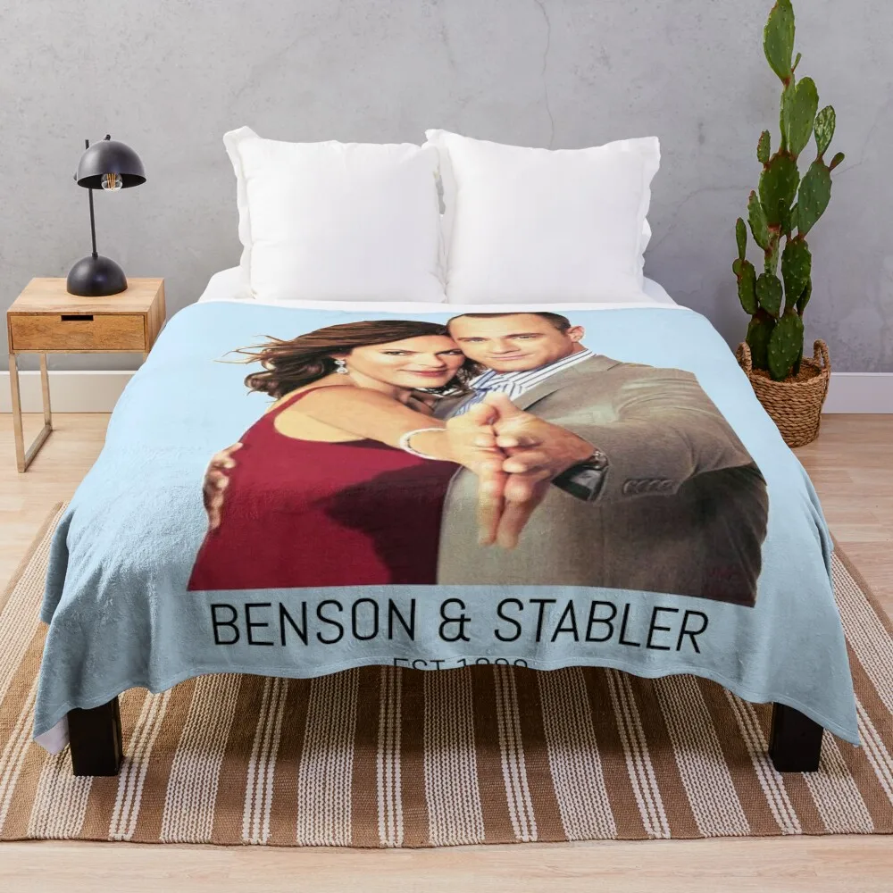 

Benson & Stabler Est 1999 Throw Blanket Dorm Room Essentials Decorative Sofa Blankets Blanket Luxury