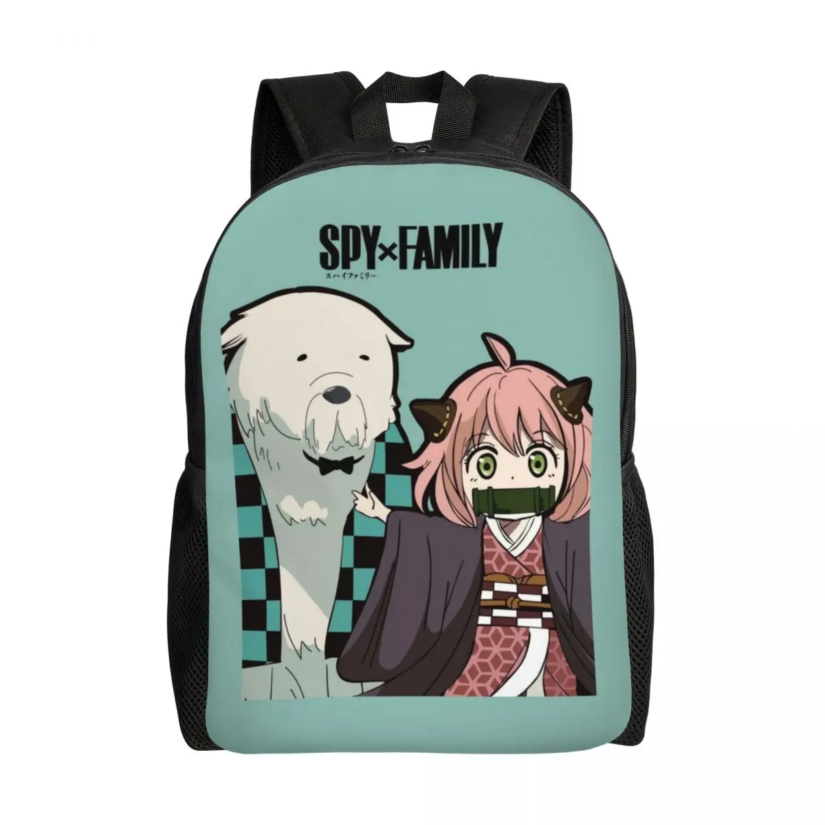 

Spy X Family Anya Bond Cartoon Anime Travel Backpack Women Men School Laptop Bookbag College Student Daypack Bags
