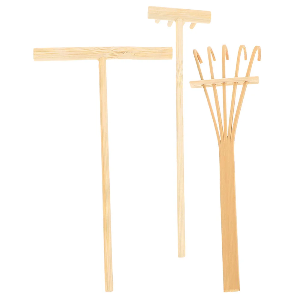 1 Set of Functional Small Rakes Sandbox Mini Rakes Craft Miniature Desktop Decorations
1 Set of Functional Small Rakes Sandbox Mini Rakes Craft Miniature Desktop Decorations