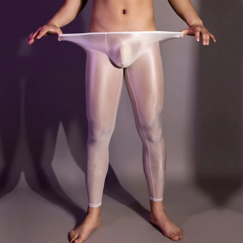 Men's Ultra Thin Shiny Leggings See Through Underwear Long Pants Skinny Trousers Exotic Pants For Male
Men's Ultra Thin Shiny Leggings See Through Underwear Long Pants Skinny Trousers Exotic Pants For Male