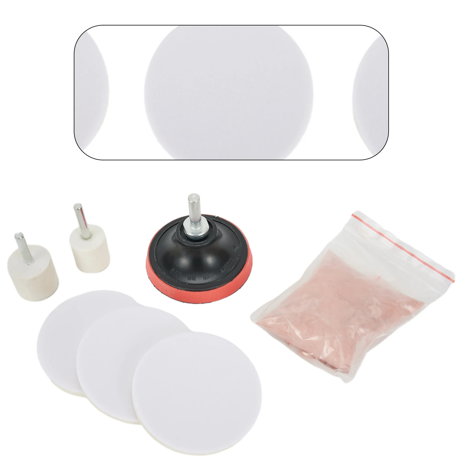 New High Quality Glass Polishing Kit 8pcs Convenient Durable M10 To 8 Drill Adapter Practical Cerium Oxide Glass
New High Quality Glass Polishing Kit 8pcs Convenient Durable M10 To 8 Drill Adapter Practical Cerium Oxide Glass