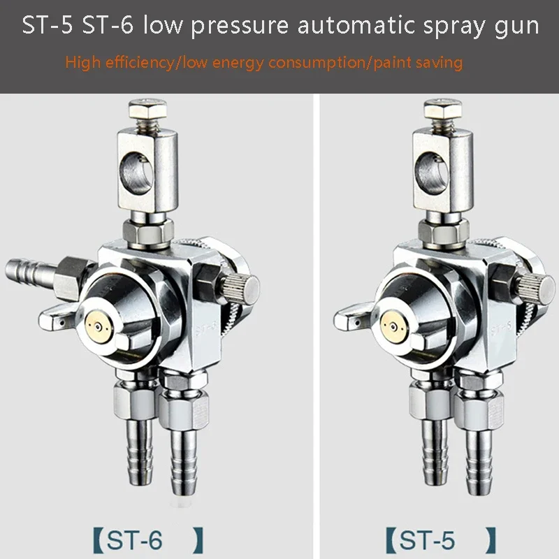 

ST-6 Automatic Spray Gun Manual Pneumatic Pressure Spray Gun Spray Gun Kit 0.5 0.5 1.3 1.3 Spraying Tools Water-Based Spray Gun