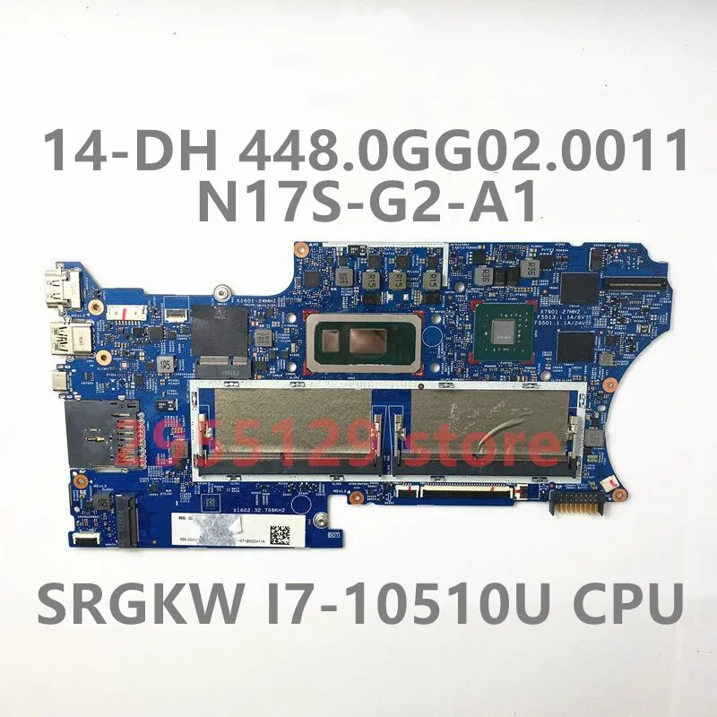 Mainboard 18742-1 448.0GG02.0011 For Hp Pavilion X360 14-DH Laptop Motherboard With SRGKW i7-10510U N17S-G2-A1 100% Full Tested
Mainboard 18742-1 448.0GG02.0011 For Hp Pavilion X360 14-DH Laptop Motherboard With SRGKW i7-10510U N17S-G2-A1 100% Full Tested