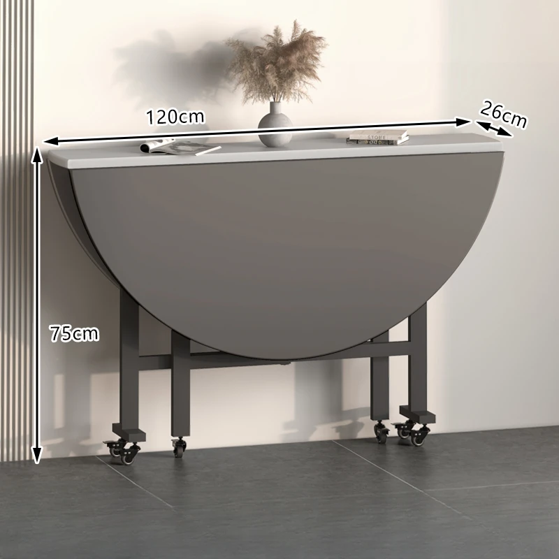 Console Nordic Dining Table Modern Accent Mobile Coffee Folding Table Round Portable Tavolo Soggiorno Home Furniture CZ003
Console Nordic Dining Table Modern Accent Mobile Coffee Folding Table Round Portable Tavolo Soggiorno Home Furniture CZ003