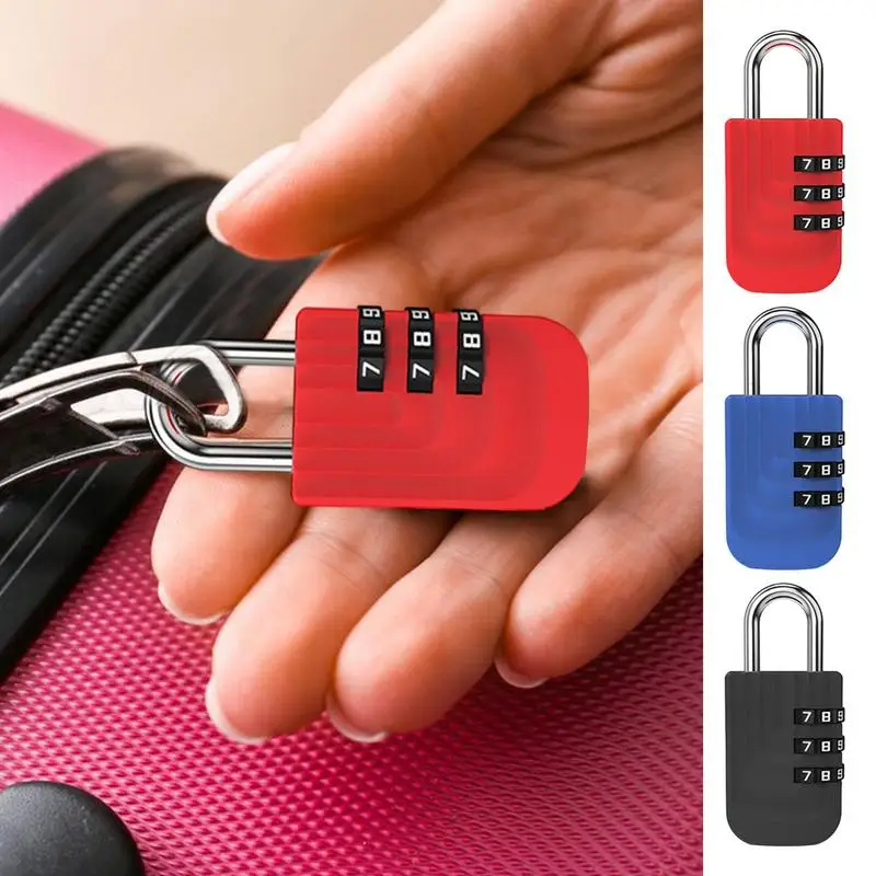 Luggage Locks Suitcases Flexible Cable Travel Lock With 3-Digit Code Luggage Locks For Suit Security Travel Combination Padlock
Luggage Locks Suitcases Flexible Cable Travel Lock With 3-Digit Code Luggage Locks For Suit Security Travel Combination Padlock