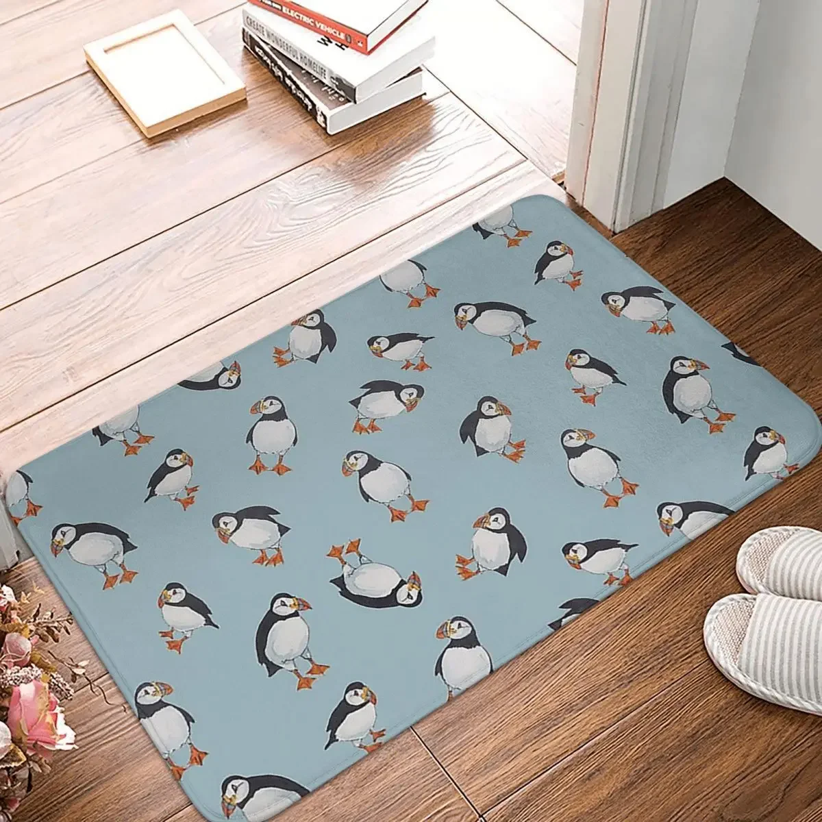 Perfectly Perfect Puffins Doormat Rug Carpet Mat Footpad Polyester Non-slip Washable Entrance Kitchen Bedroom Balcony Toilet
Perfectly Perfect Puffins Doormat Rug Carpet Mat Footpad Polyester Non-slip Washable Entrance Kitchen Bedroom Balcony Toilet