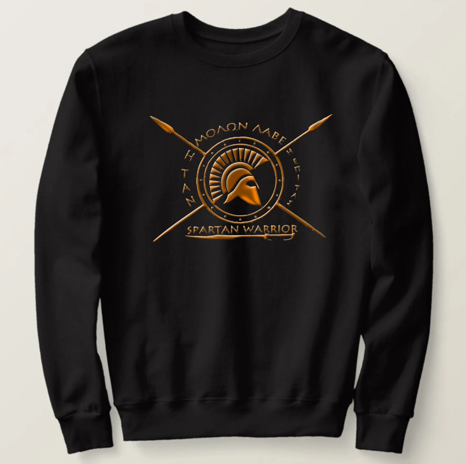 

Come Back with Your Shield Spartan Warrior Molon Labe Pullover Hoodie 100% Cotton Comfortable Casual Sweatshirts Streetwear