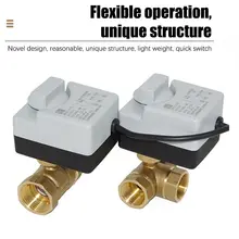 Brass Motorized Ball Valve 3Wire Two Control Electric Actuator Internal Thread Spike Tool AC220V 3/2 Way DN15 with Manual Switch
Brass Motorized Ball Valve 3Wire Two Control Electric Actuator Internal Thread Spike Tool AC220V 3/2 Way DN15 with Manual Switch