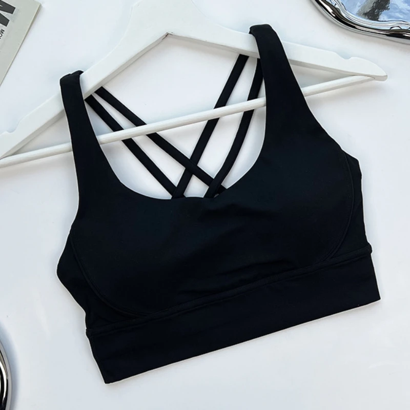 Lulusolid Sports Bra for Women Beautiful Back Padded Nylon High Elastic Yoga Tops Fitness Tight Push Up Gym Underwear Sportwear
Lulusolid Sports Bra for Women Beautiful Back Padded Nylon High Elastic Yoga Tops Fitness Tight Push Up Gym Underwear Sportwear