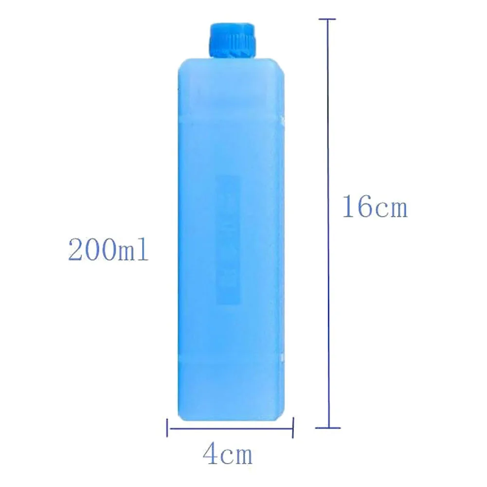 

6.29 X1.57 Inches Ice Box Kitchen Supplies Keeping Drinks Fresh Lightweight Lunch Boxes PVC Reusable Ice Box 200ml