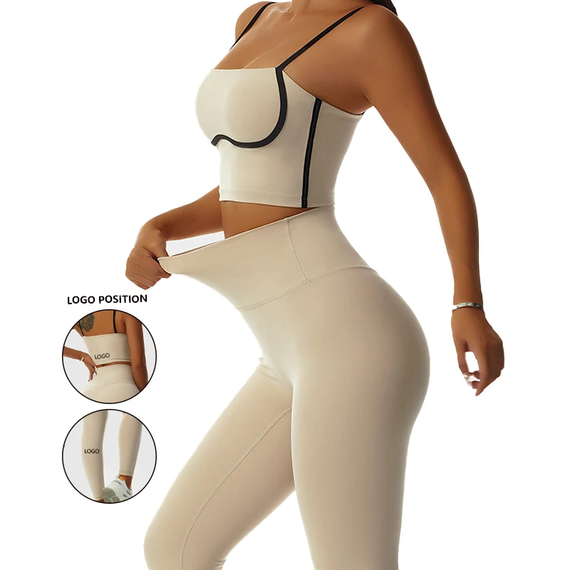 The Four Seasons Yoga Set with Contrasting Color Contrast Nude Fitness Suit Breathable Exercise Running Quick Drying for Women
The Four Seasons Yoga Set with Contrasting Color Contrast Nude Fitness Suit Breathable Exercise Running Quick Drying for Women