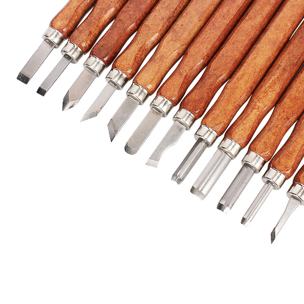 Woodworking Tool Carving Cutter Hand Carving Cutter Carving Cutter Set 12pcs/set 14*1.5*1.5cm Different Shapes
Woodworking Tool Carving Cutter Hand Carving Cutter Carving Cutter Set 12pcs/set 14*1.5*1.5cm Different Shapes