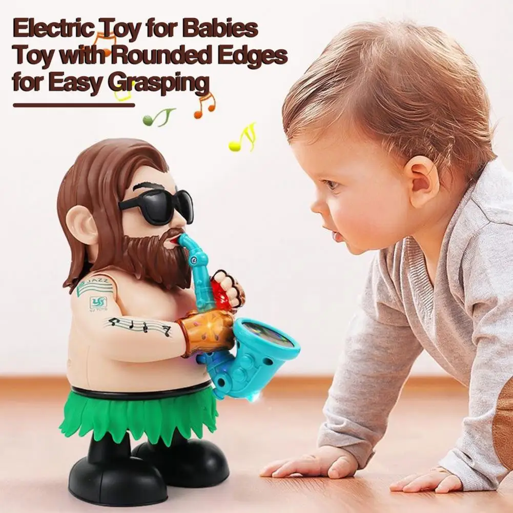 Entertaining Walking Toy with Lights Lovely Shape Electric Dancing Saxophone Toy with Swinging Motion Lights Music for Babies
Entertaining Walking Toy with Lights Lovely Shape Electric Dancing Saxophone Toy with Swinging Motion Lights Music for Babies