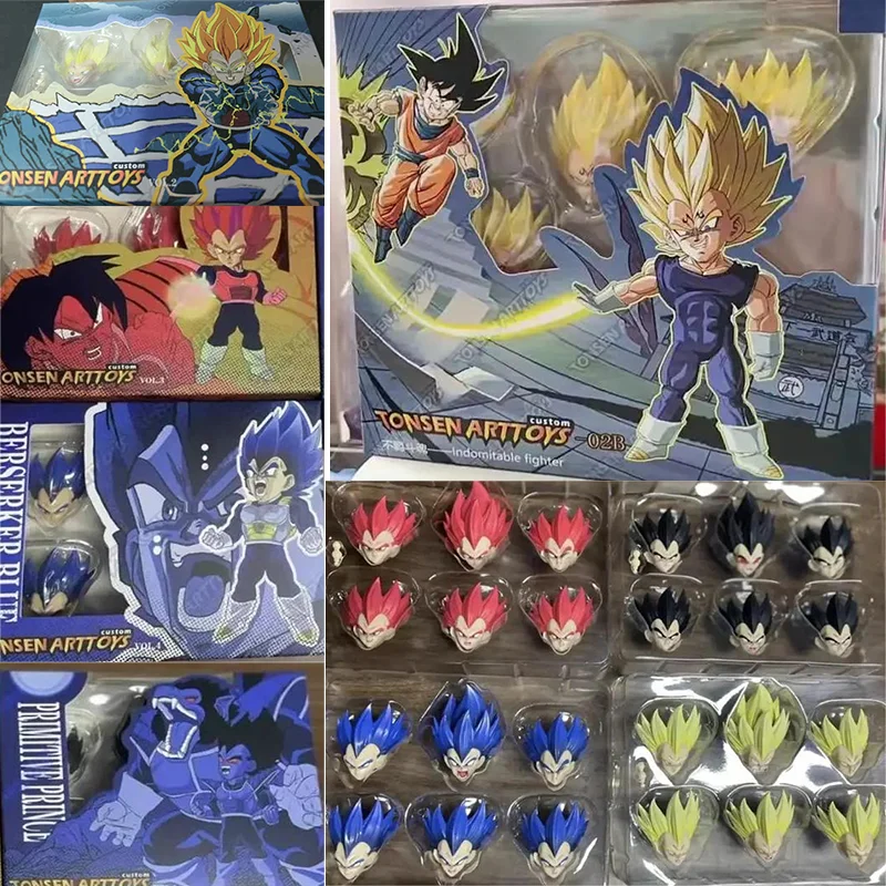 Dragon Ball Z Vegeta Anime Figures Head Model Tonsenarttoys 2.0 Berserker Super Saiyan Blue Silent Avenger Primitive Prince Toys 
Dragon Ball Z Vegeta Anime Figures Head Model Tonsenarttoys 2.0 Berserker Super Saiyan Blue Silent Avenger Primitive Prince Toys