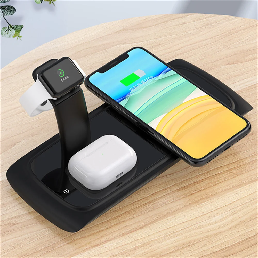 Беспроводная зарядная подставка 3 в 1 15 Вт для iPhone15 15Promax 14 13 12 11 XSMAX XR X для Apple Watch для Airpods, зарядная док-станция
Беспроводная зарядная подставка 3 в 1 15 Вт для iPhone15 15Promax 14 13 12 11 XSMAX XR X для Apple Watch для Airpods, зарядная док-станция