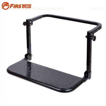 Protable Folding SUV MPV Car Stairs Tyre Mount Steps Ladder For Vehicle Roof Racks Bike Luggage Car Travel