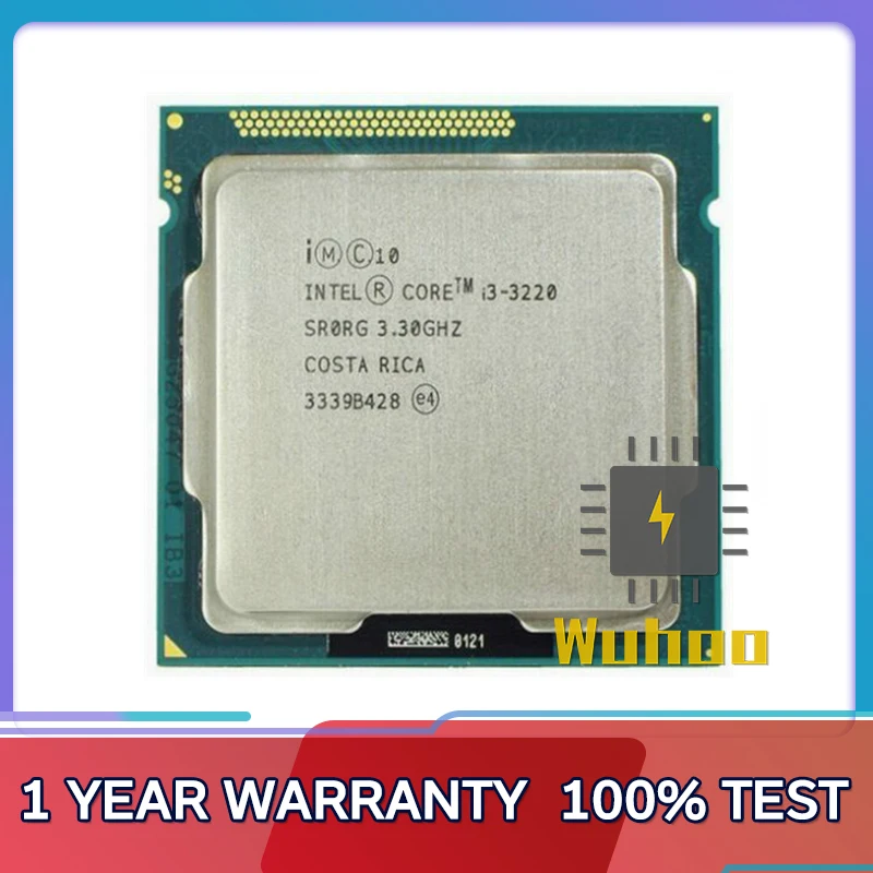 

Used Original Core i3 3220 Processor Dual Core 3.3GHz LGA 1155 TDP 55W 3MB Cache With HD Graphics Desktop CPU 10pcs/Lot