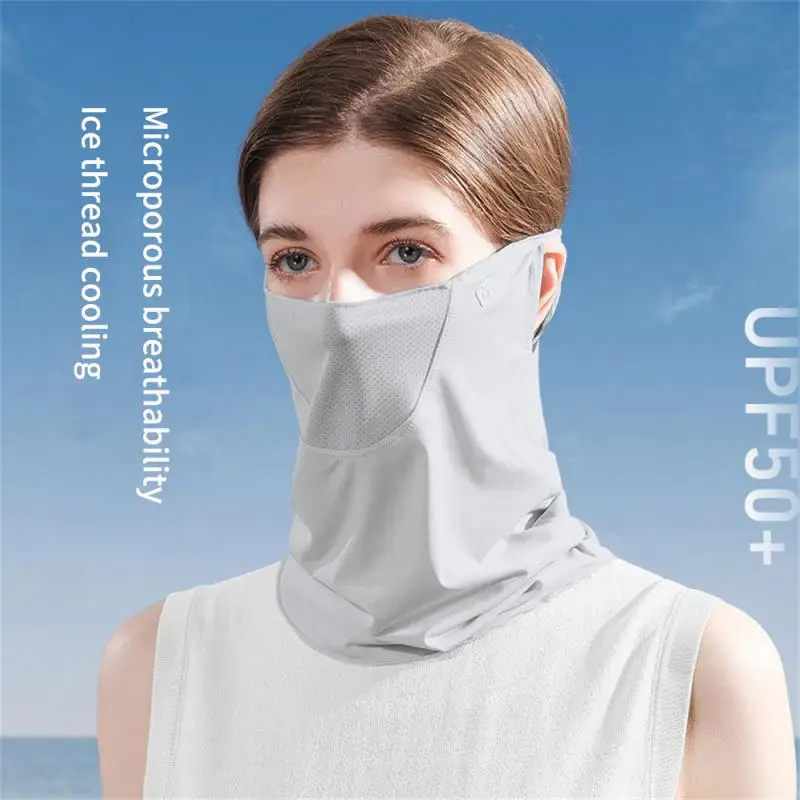 Ice Silk Sunscreen Mask Women Men Summer Anti-UV Quick-drying Face Cover Breathable Neck Protection Hanging Ear Headband Scarf
Ice Silk Sunscreen Mask Women Men Summer Anti-UV Quick-drying Face Cover Breathable Neck Protection Hanging Ear Headband Scarf
