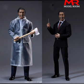 VORTOYS 1/6 미국 신경과 수트 남성 서양식 수트 비옷 세트, 12 인치 좁은 어깨 액션 피규어 바디, V1027