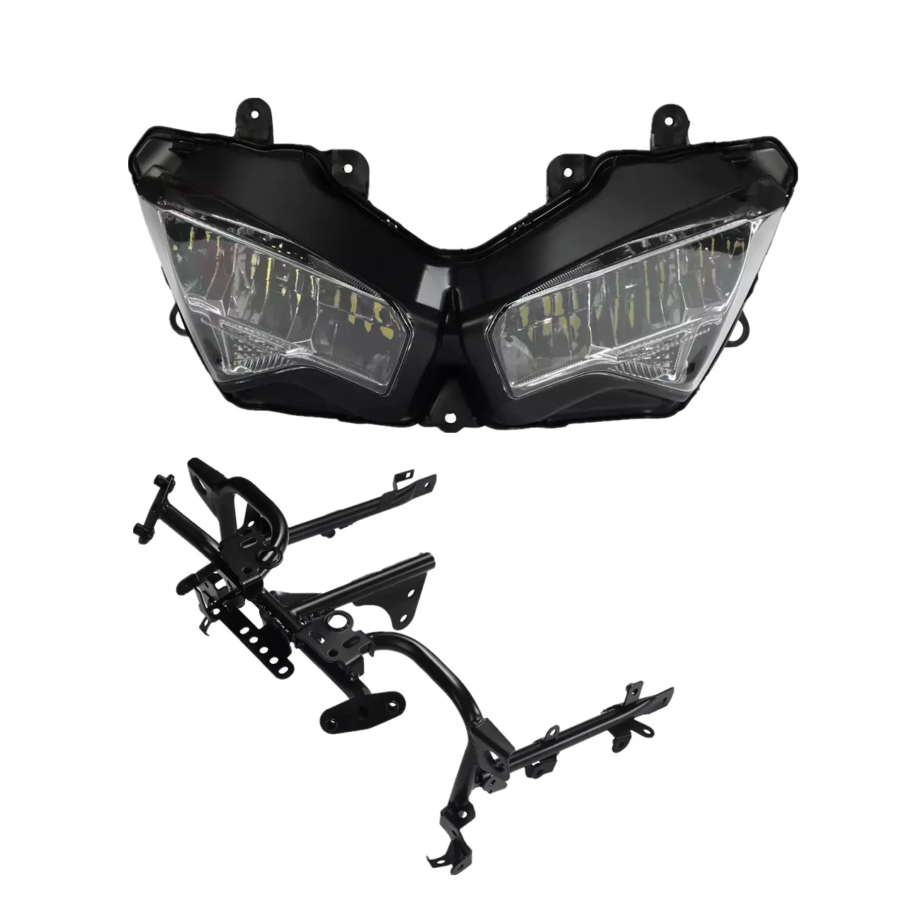 Фара мотоциклетная передняя фара + держатель обтекателя подходит для Kawasaki ZX4R ZX4RR 2023-2024
Фара мотоциклетная передняя фара + держатель обтекателя подходит для Kawasaki ZX4R ZX4RR 2023-2024