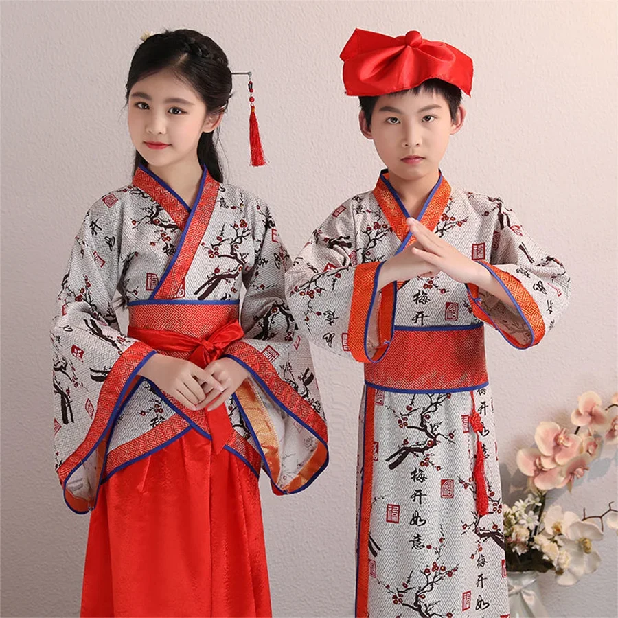 Spring Autumn New Boy And Girl Oriental Retro Hanfu Children Chinese Style Embroidery Dress Kid Performance Role Play Costume
Spring Autumn New Boy And Girl Oriental Retro Hanfu Children Chinese Style Embroidery Dress Kid Performance Role Play Costume