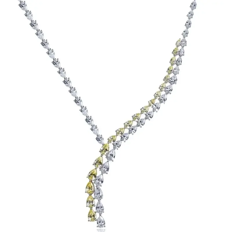 Женское ожерелье из серебра 925 пробы, с жёлтым сапфиром
Женское ожерелье из серебра 925 пробы, с жёлтым сапфиром