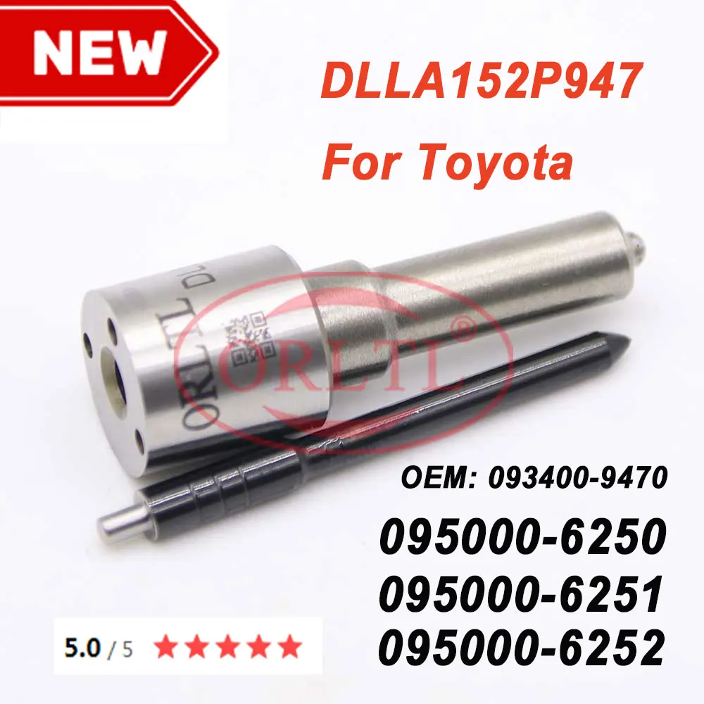 Common Rail Fuel Injector Nozzle DLLA 152 P 947 (093400-9470 ) Dlla152p947 for TOYOTA Nissan Navara Pathfinder 095000-6250
Common Rail Fuel Injector Nozzle DLLA 152 P 947 (093400-9470 ) Dlla152p947 for TOYOTA Nissan Navara Pathfinder 095000-6250