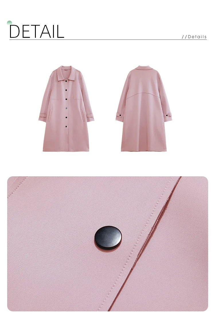 I BELIEVE YOU British Trench Coat Women Mid-length 2023 Autumn New High-grade Gentle Retro Turn-down Collar Jackets 2234185356 I BELIEVE YOU British Trench Coat Women Mid-length 2023 Autumn New High-grade Gentle Retro Turn-down Collar Jackets 2234185356