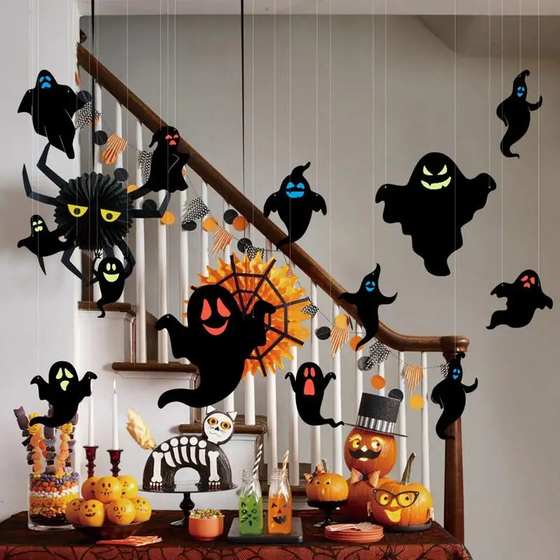 Luminous 3D Black Ghost Wall Decals Removable Ghost Halloween Waterproof Spooky Mural Art Wall Decal For Home Party Decorations
Luminous 3D Black Ghost Wall Decals Removable Ghost Halloween Waterproof Spooky Mural Art Wall Decal For Home Party Decorations
