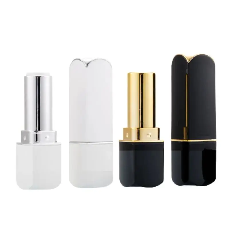 

30pcs Square Lipstick Tube Empty Lipbalm Tube 12.1mm Black White Portable Cosmetic Container Lip Balm Packing Refillable Bottle