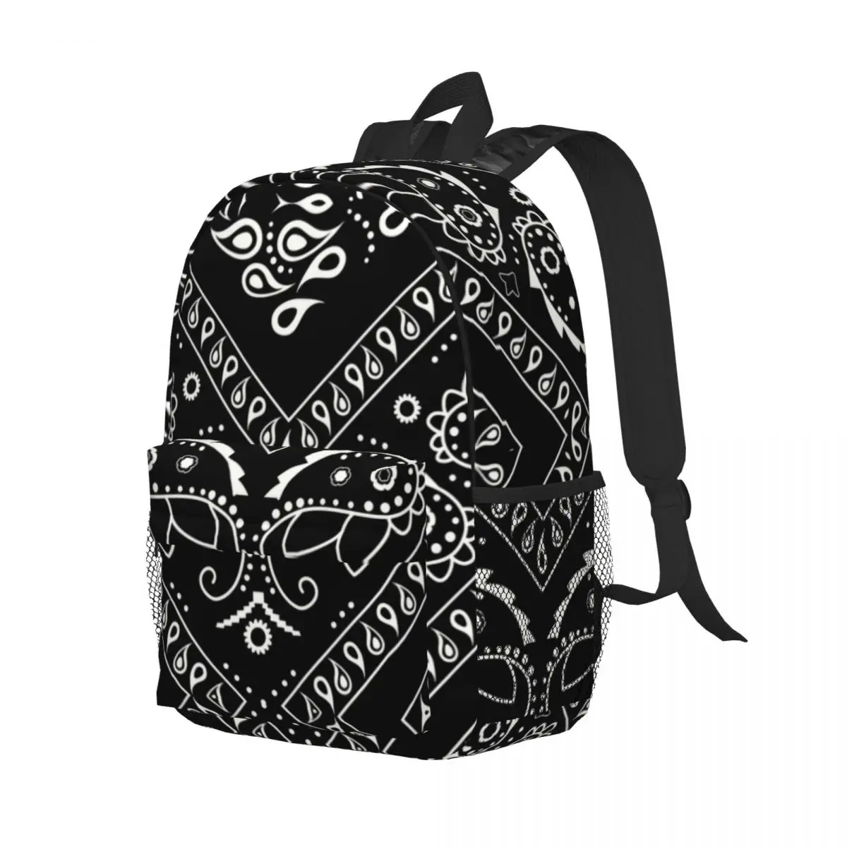 

Рюкзак с принтом бандана на заказ для женщин и мужчин, модная сумка для книг для колледжа и школы, сумки в стиле Пейсли