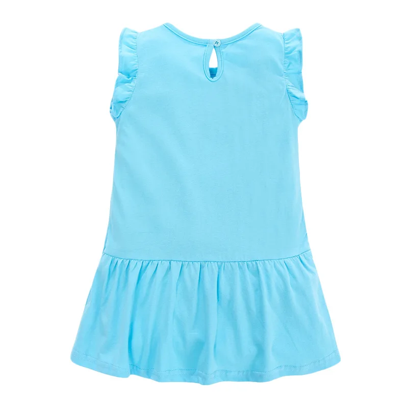 Little maven 2022 Baby Girls Summer Dress Blue Unicorn Pretty Children Casual Clothes Cotton for Kids 2-7 year Little maven 2022 Baby Girls Summer Dress Blue Unicorn Pretty Children Casual Clothes Cotton for Kids 2-7 year