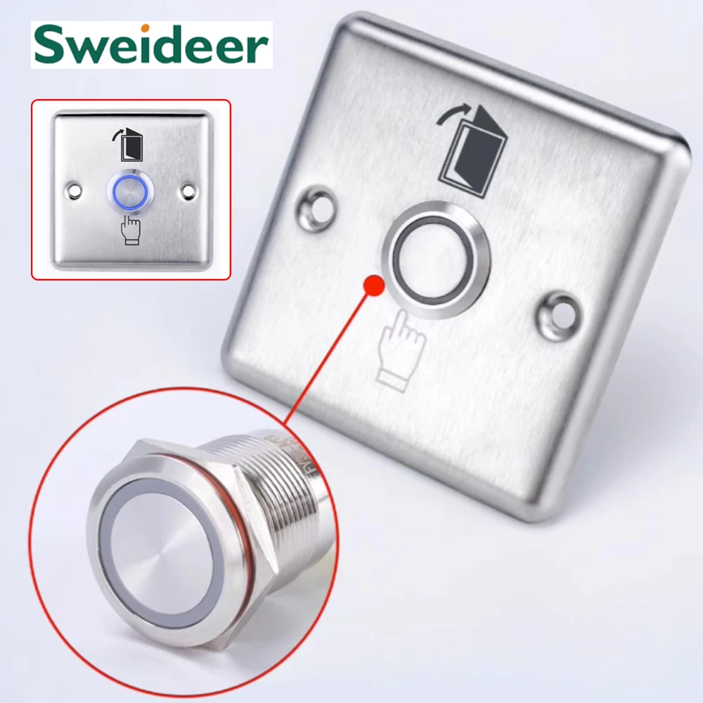 Metal Access Exit Control Switch for Elevator Door Bell To Hotel Home Security Protection with Stainless Steel Push Button 16/22
Metal Access Exit Control Switch for Elevator Door Bell To Hotel Home Security Protection with Stainless Steel Push Button 16/22