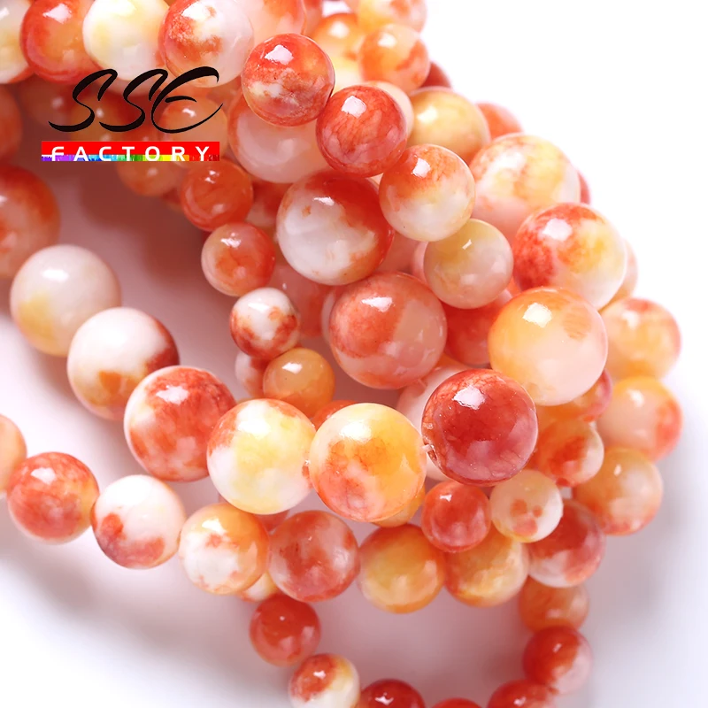 Orange Yellow Persian Jades Round Loose Beads for Jewelry Making Stone Spacer Beads DIY Bracelets Necklace 6 8 10 12mm Wholesale
Orange Yellow Persian Jades Round Loose Beads for Jewelry Making Stone Spacer Beads DIY Bracelets Necklace 6 8 10 12mm Wholesale