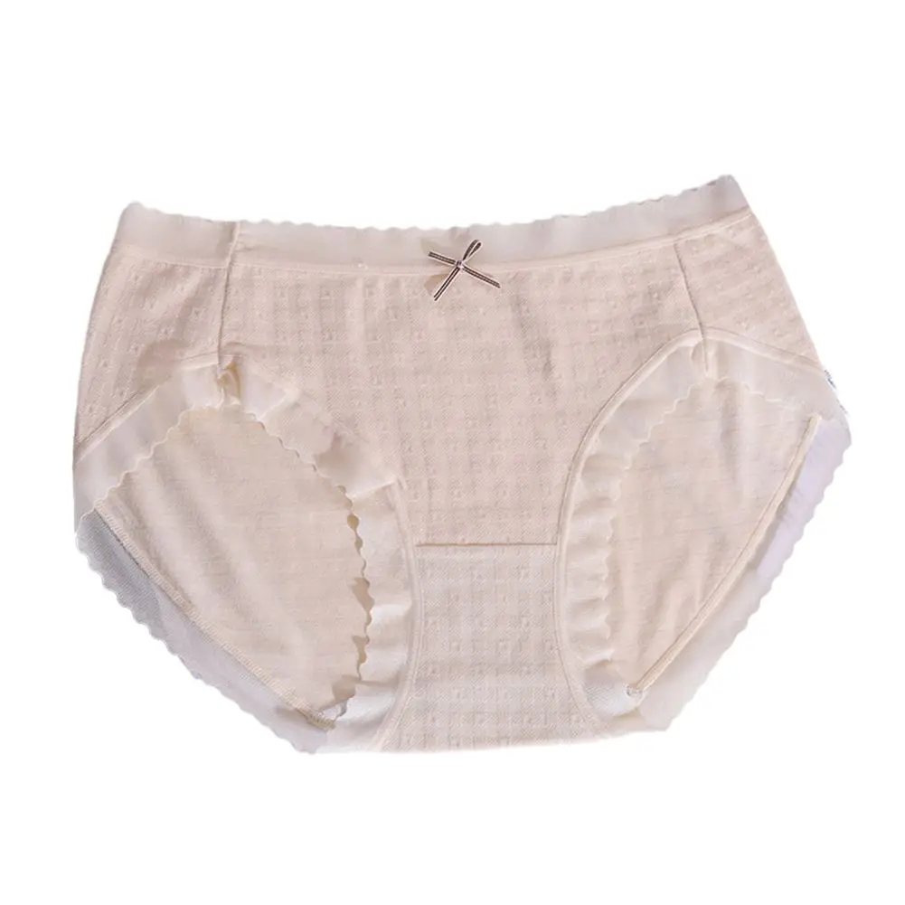Cotton Women's Underwear Causal Breathable Cute Plaid Lace Briefs Panties Solid Homewear Comfortable Lady Female Underpants
Cotton Women's Underwear Causal Breathable Cute Plaid Lace Briefs Panties Solid Homewear Comfortable Lady Female Underpants